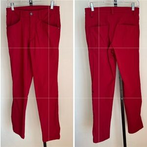 Men’s Lululemon Red ABC Pant Size Unknown